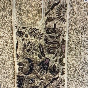 Mystic Black and Purple Patterned Phone Case